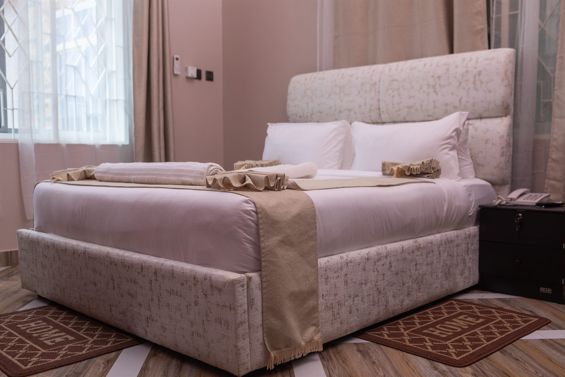 Bedroom interior at ATM Comfort Zone