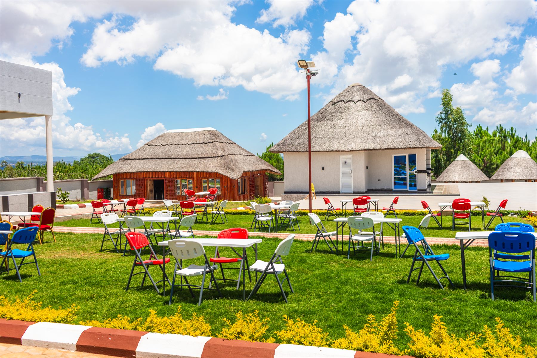 Outdoor event lawn at ATM Comfort Zone